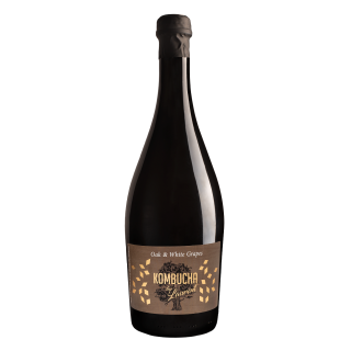 Kombucha Bellebulle Biale Winogrona na Platkach Debu BIO 750 ml - Komb