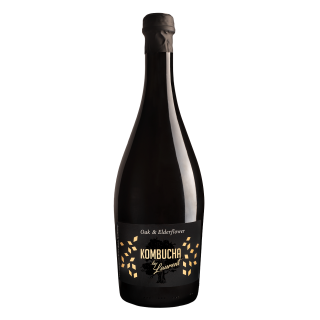 Kombucha Bellebulle Kwiat Czarnego Bzu na Platkach Debu BIO 750 ml - K