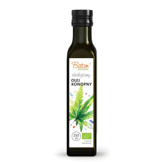 Olej Konopny Tłoczony na Zimno BIO 250 ml - Batom - Ekochatka