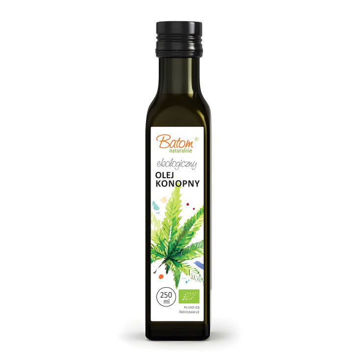 Olej Konopny Tłoczony na Zimno BIO 250 ml - Batom - Ekochatka