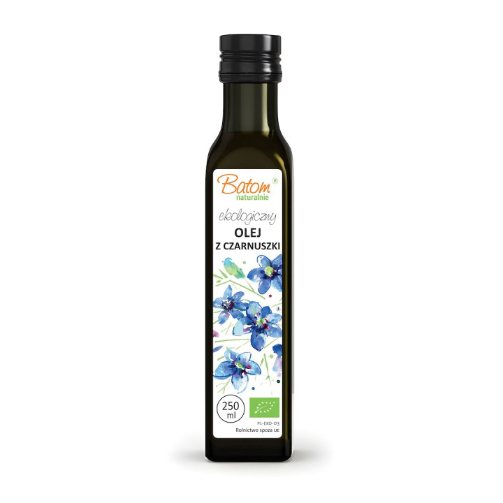 Olej z Czarnuszki Tłoczony na Zimno BIO 250 ml - Batom - Ekochatka