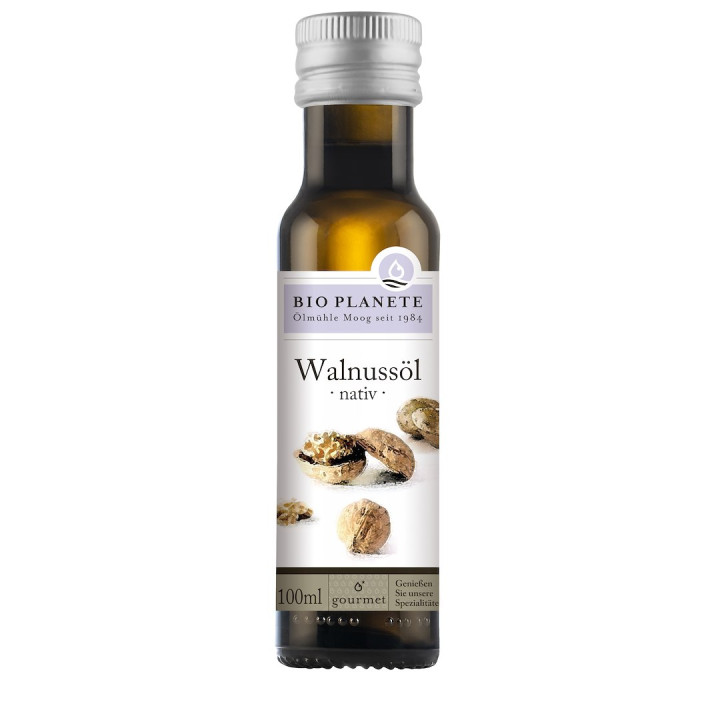 Olej z Orzechow Wloskich Tloczony na Zimno BIO 100 ml - Bio Planete - 
