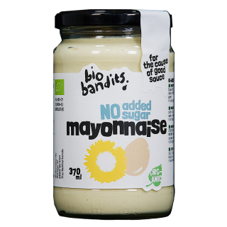 Majonez Jajeczny bez Cukru BIO 370 ml - Bio Bandits - Ekochatka