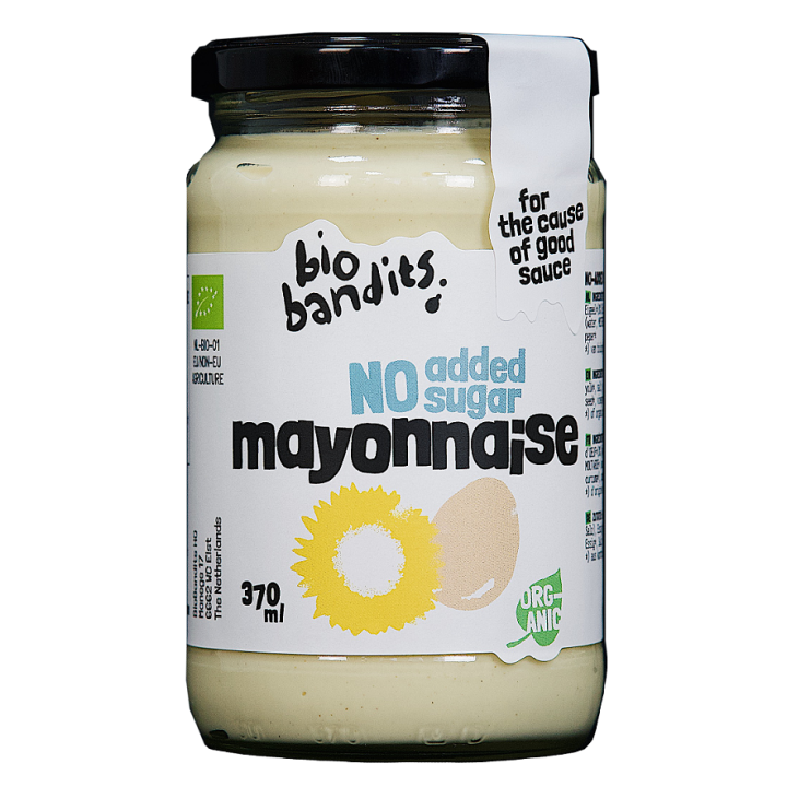 Majonez Jajeczny bez Cukru BIO 370 ml - Bio Bandits - Ekochatka