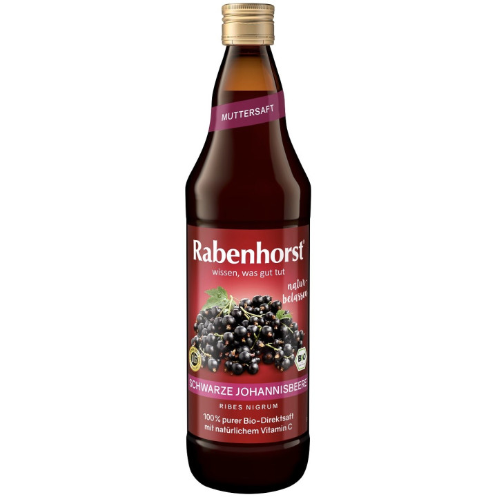 Sok z Czarnej Porzeczki NFC BIO 750 ml - Rabenhorst - Ekochatka