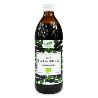 Sok z Czarnego Bzu NFC BIO 500ml | BIO PLANET - seria SOKI I ZAKWASY - Ekochatka