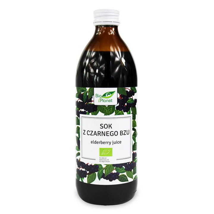 Sok z Czarnego Bzu NFC BIO 500ml | BIO PLANET - seria SOKI I ZAKWASY - Ekochatka