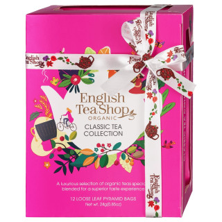 Kolekcja Herbat Klasycznych Piramidki 12 Smaków BIO 24 g - English Tea