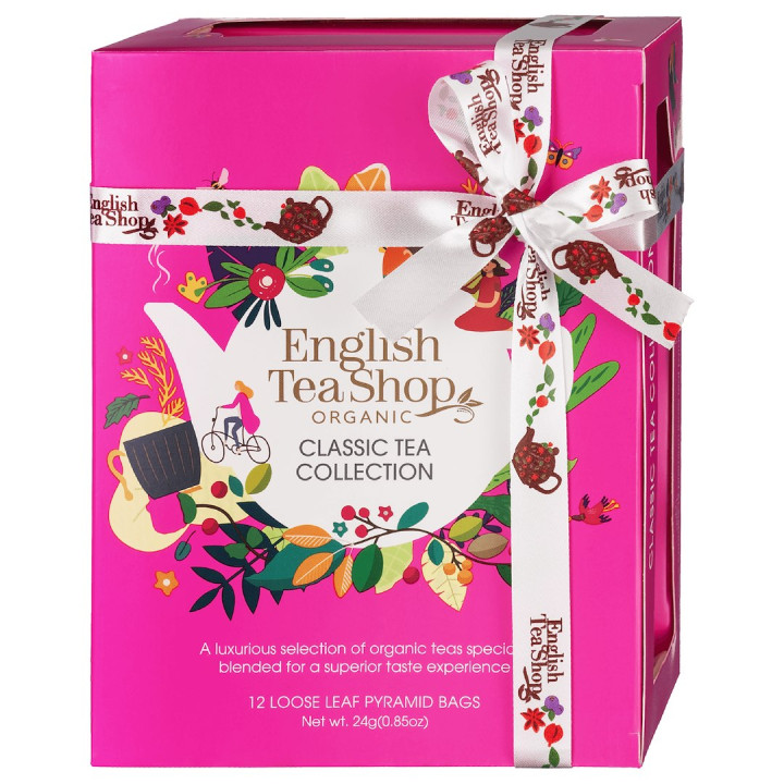 Kolekcja Herbat Klasycznych Piramidki 12 Smaków BIO 24 g - English Tea