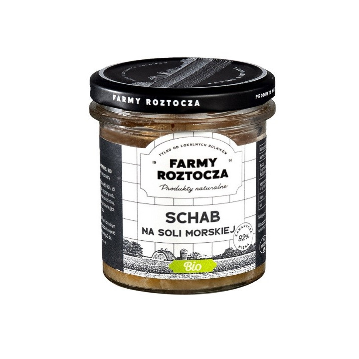 Schab Wieprzowy na Soli Morskiej BIO 250 g - Farmy Roztocza - Ekochatk