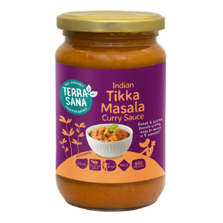 Sos Curry Tikka Masala Bezglutenowy BIO 350 g - Terrasana - Ekochatka
