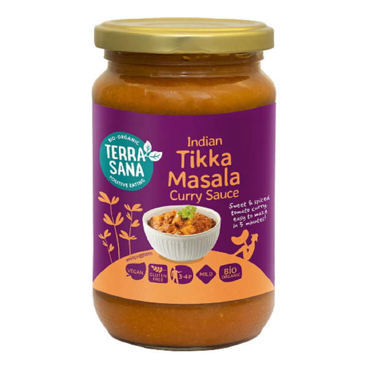 Sos Curry Tikka Masala Bezglutenowy BIO 350 g - Terrasana - Ekochatka