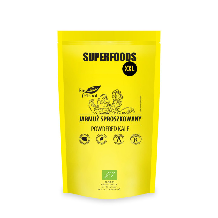 Jarmuż w Proszku BIO 400 g - Bio Planet - Ekochatka