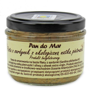 Pasta z Sardynek z Natką Pietruszki Bezglutenowa BIO 125 g - Pan do Ma