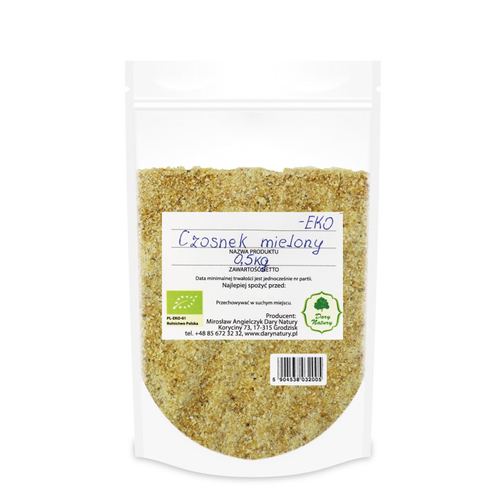 Czosnek Mielony BIO 500 g - Horeca Dary Natury - Ekochatka