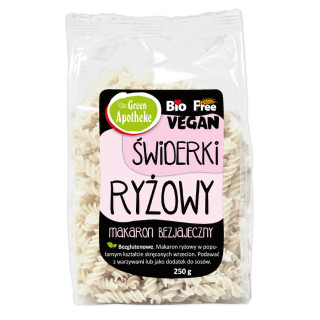 Makaron Ryżowy Świderki Bezglutenowy BIO 250 g - Apotheke - Ekochatka