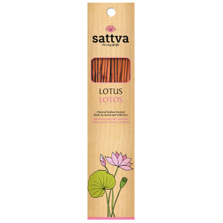Kadzidelka Indyjskie Lotos 15 szt. 30 g - Sattva - Ekochatka