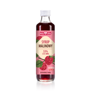 Syrop Malinowy 250 ml - Polska Róża - Ekochatka