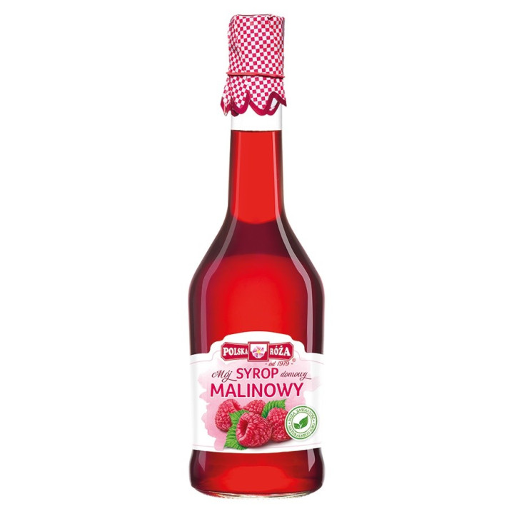 Syrop Malinowy 500 ml - Polska Róża - Ekochatka
