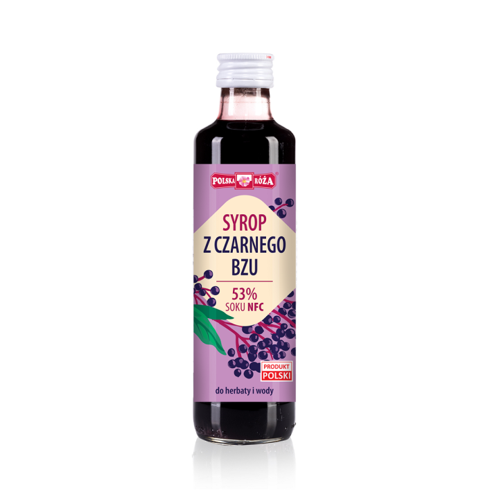 Syrop z Czarnego Bzu 250 ml - Polska Róża - Ekochatka