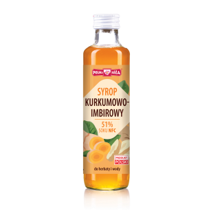 Syrop Kurkumowo-Imbirowy 250 ml - Polska Róża - Ekochatka