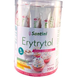 Erytrytol w Saszetkach Bezglutenowy 200 g - Santini - Ekochatka