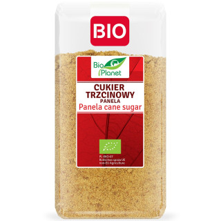 Cukier Trzcinowy Nierafinowany Panela BIO 500 g - Bio Planet - Ekochat