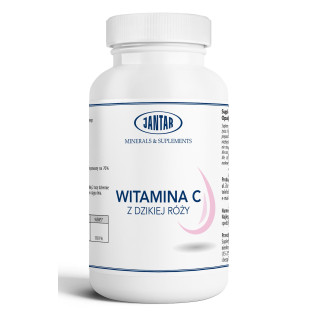 Witamina C z Dzikiej Róży 945 mg 100 Kapsułek - Jantar - Ekochatka