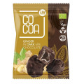 Imbir Kandyzowany w Ciemnej Czekoladzie 65% BIO 70 g - Cocoa