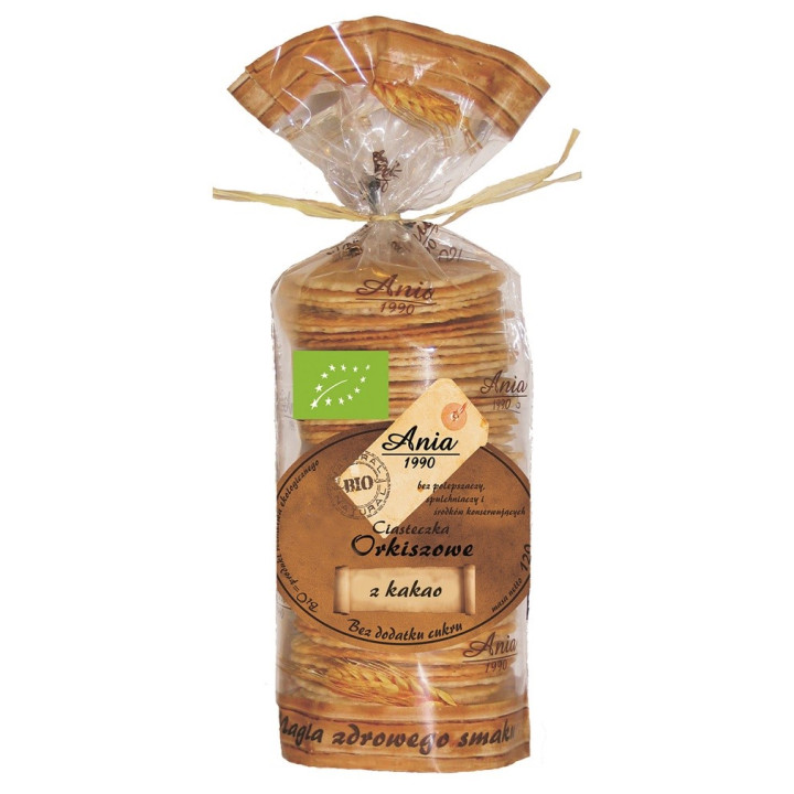 Ciastka Orkiszowe z Kakao BIO 120 g - Bio Ania - Ekochatka