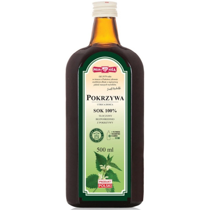 Sok z Pokrzywy NFC 500 ml - Polska Róża - Ekochatka