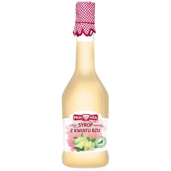 Syrop z Kwiatów Czarnego Bzu 500 ml - Polska Róża - Ekochatka