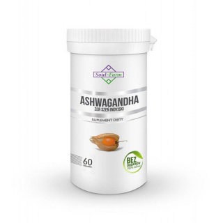 Ashwagandha Ekstrakt 500 mg 60 Kapsułek - Soul Farm - Ekochatka