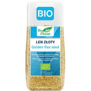 Siemię Lniane Złote BIO 200 g - Bio Planet - Ekochatka