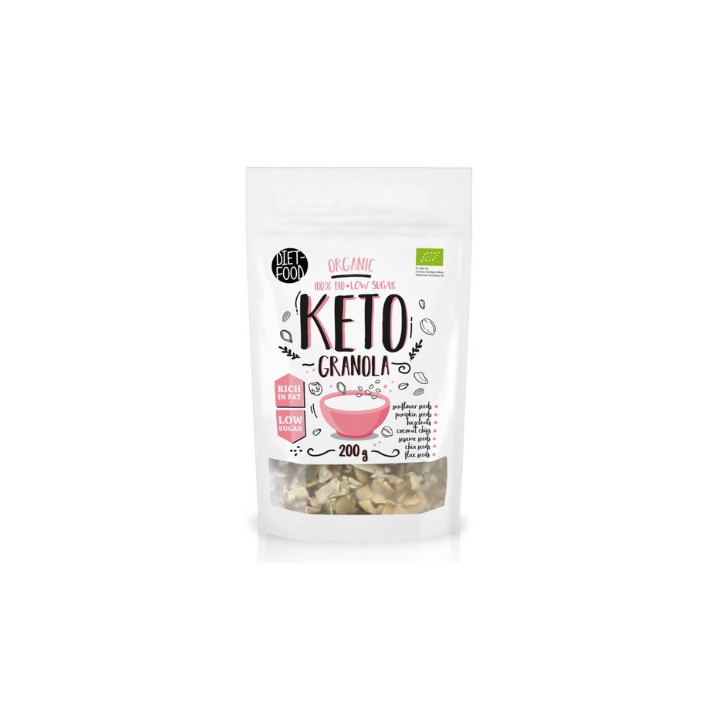 Granola Kokosowa z Nasionami BIO 200 g - Diet-Food - Ekochatka