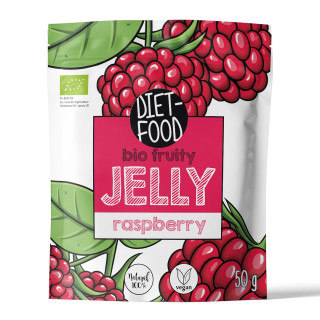 Żelki Malinowe bez Żelatyny BIO 50 g - Diet-Food - Ekochatka