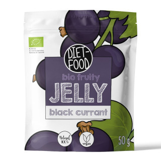 Żelki Owocowe Czarna Porzeczka Bez Żelatyny BIO 50 g - Diet-Food - Eko
