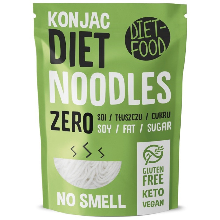 Makaron Konjac Noodle Shirataki Bezglutenowy 200 g - Diet-Food - Ekoch
