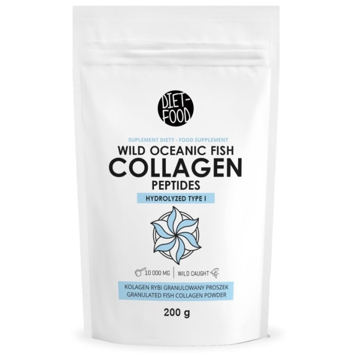 Kolagen Rybi Hydrolizowany w Proszku 200 g - Diet-Food - Ekochatka
