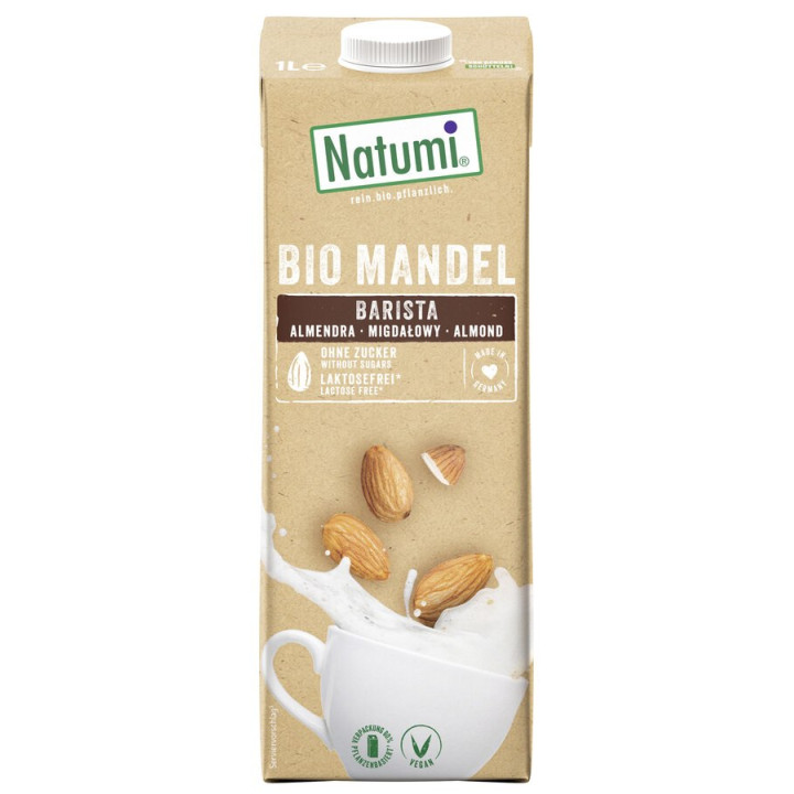 Napój Migdałowy Barista bez Cukru BIO 1 l - Natumi - Ekochatka