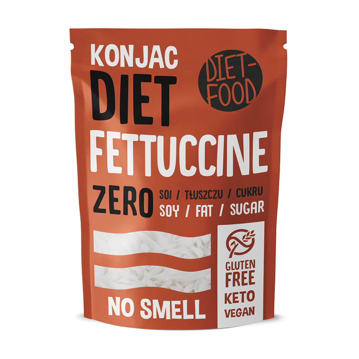 Makaron Konjac Fettuccine Bezglutenowy 270 g - Diet-Food - Ekochatka