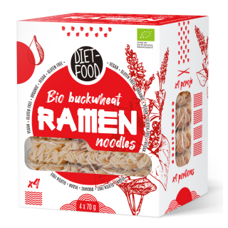 Makaron Gryczany Ramen Bezglutenowy BIO 280 g - Diet-Food - Ekochatka