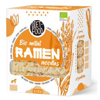 Makaron Jaglany Ramen Bezglutenowy BIO 280 g - Diet-Food - Ekochatka