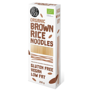 Makaron Ryżowy Razowy Noodle Bezglutenowy BIO 250 g - Diet-Food - Ekoc