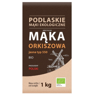 Mąka Orkiszowa Jasna Typ 550 BIO 1 kg - Bio Life - Ekochatka