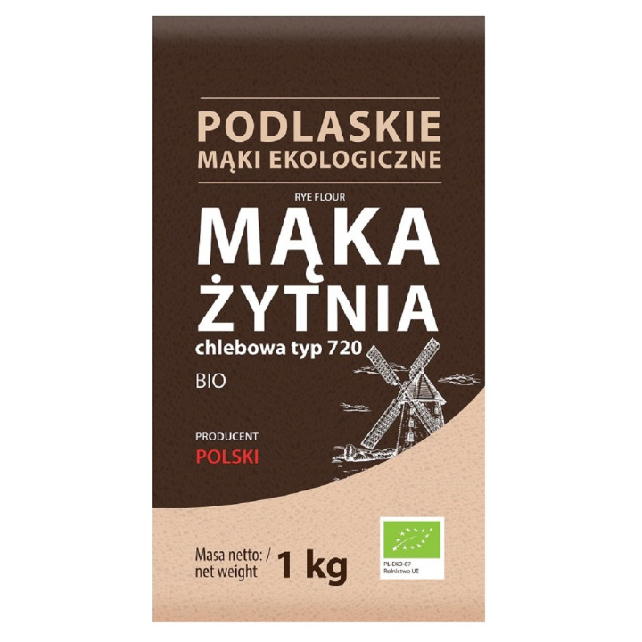 Mąka Żytnia Chlebowa Typ 720 BIO 1 kg - Bio Life - Ekochatka