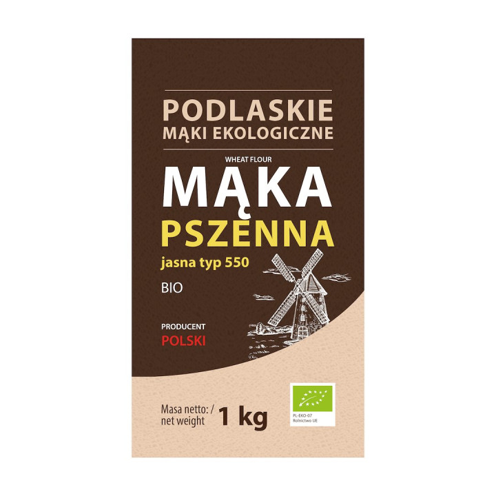 Mąka Pszenna Jasna Typ 550 BIO 1 kg - Bio Life - Ekochatka