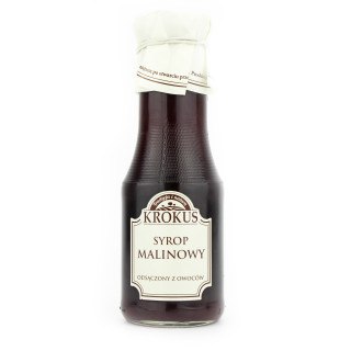Syrop Malinowy Bezglutenowy 355 g - Krokus - Ekochatka