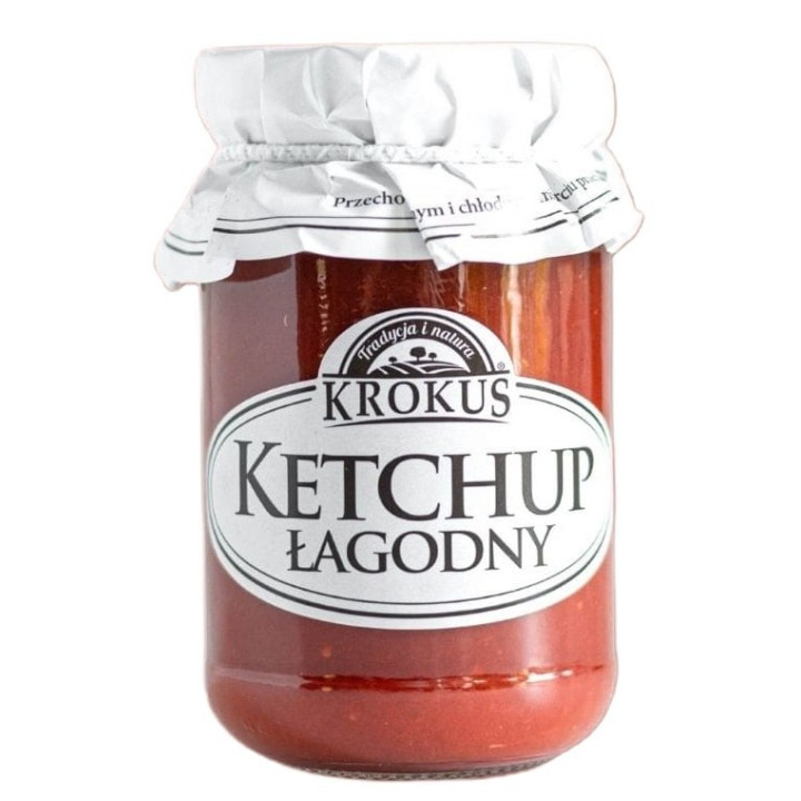 Ketchup Bezglutenowy 180 g - Krokus - Ekochatka