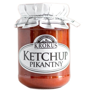 Ketchup Pikantny Bezglutenowy 180 g - Krokus - Ekochatka
